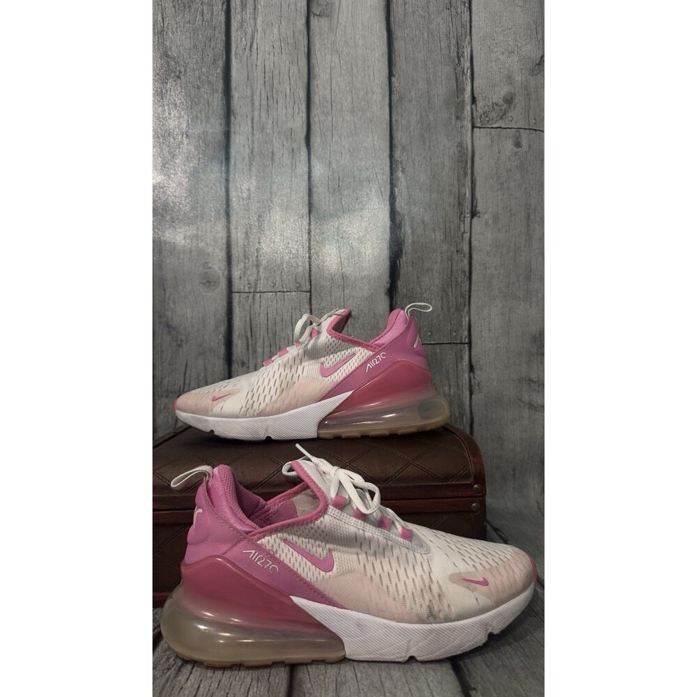 Nike Air Max 270 Size 6.5 White Pink Foam Running Shoes FZ4116-100